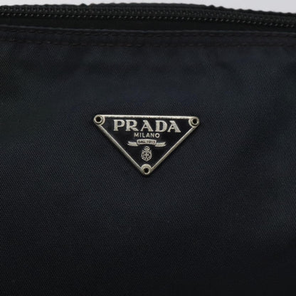 Prada Vintage Pouch Tessuto, Navy, Nylon, Clutch