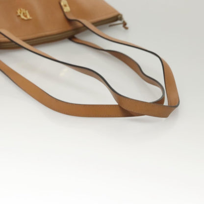 Christian Dior Vintage Honeycomb Tote Bag Canvas and Leather, BEIGE, CANVAS, Tote bag