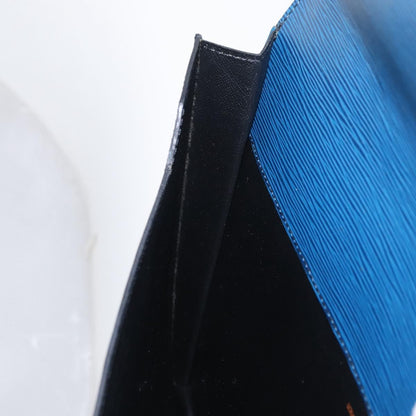 Louis Vuitton Porte-Documents Senateur Bag Epi Leather, BLUE, LEATHER, Clutche & pouche