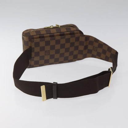 Louis Vuitton Geronimos Waist Bag Damier, BROWN, CANVAS, Travel bag