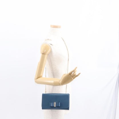 Chloe Vintage Shoulder Bag Leather, Blue, Leather, Shoulder Bag