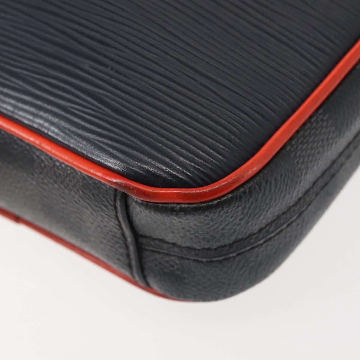 Louis Vuitton Danube Handbag Epi Leather, NAVY, LEATHER, Handbag