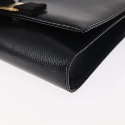 Salvatore Ferragamo Vala Chain Shoulder bag Leather, BLACK, LEATHER, Shoulder bag
