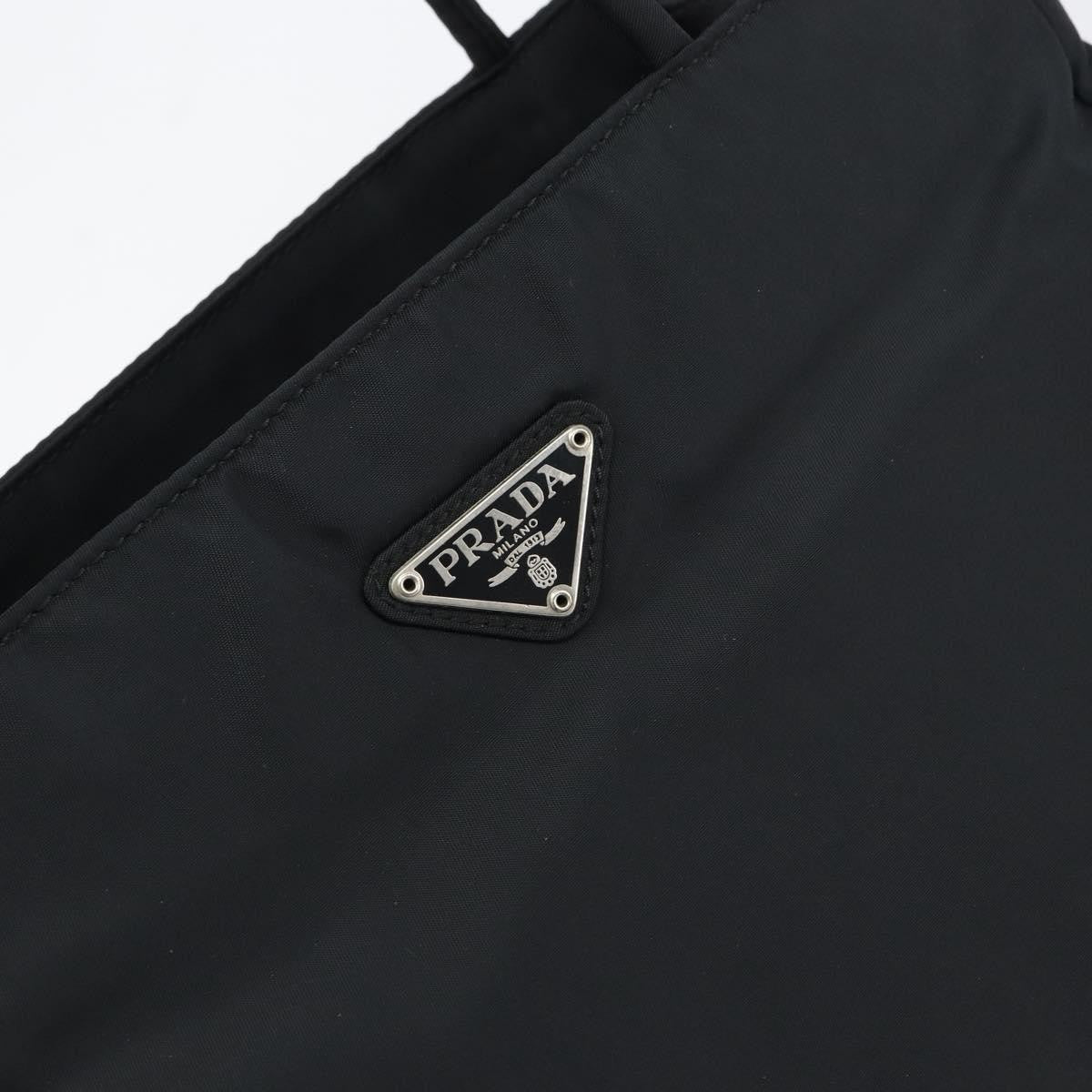 Prada Vintage Tote Nylon, BLACK, NYLON, Tote bag