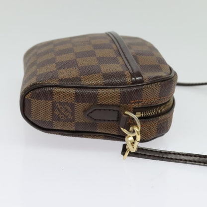 Louis Vuitton Ipanema Pochette Damier, BROWN, CANVAS, Clutche & pouche