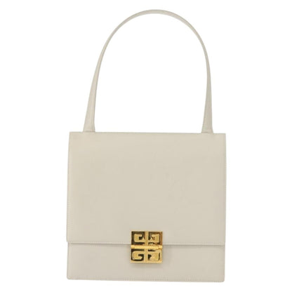Givenchy 4G shoulder Bag Leather, GRAY, LEATHER, Shoulder bag