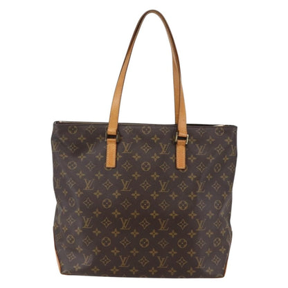 Louis Vuitton Cabas Mezzo Monogram Canvas, BROWN, CANVAS, Tote bag