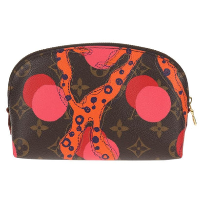 Louis Vuitton Cosmetic Pouch Limited Edition Monogram Jungle Dots, BROWN, CANVAS, Toiletry Case