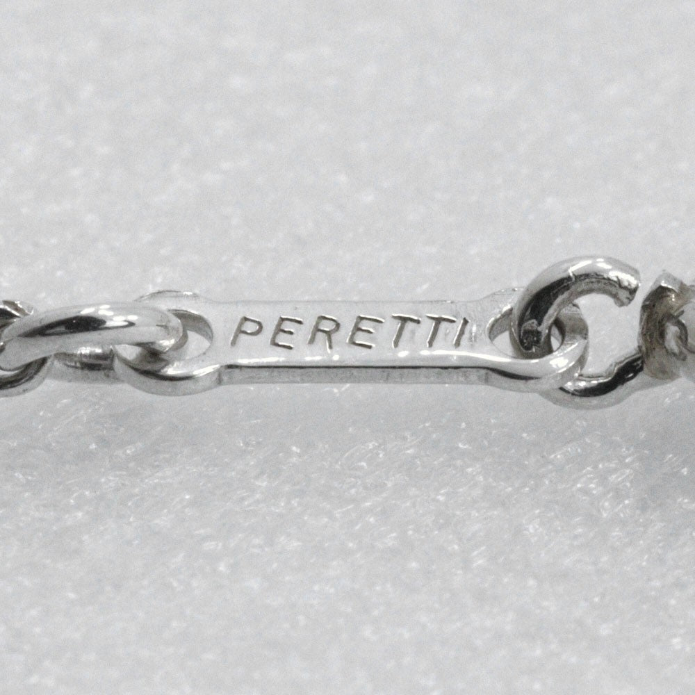 Tiffany & Co. Elsa Peretti Bean Pendant Necklace Sterling Silver, SILVER, SILVER, Necklace