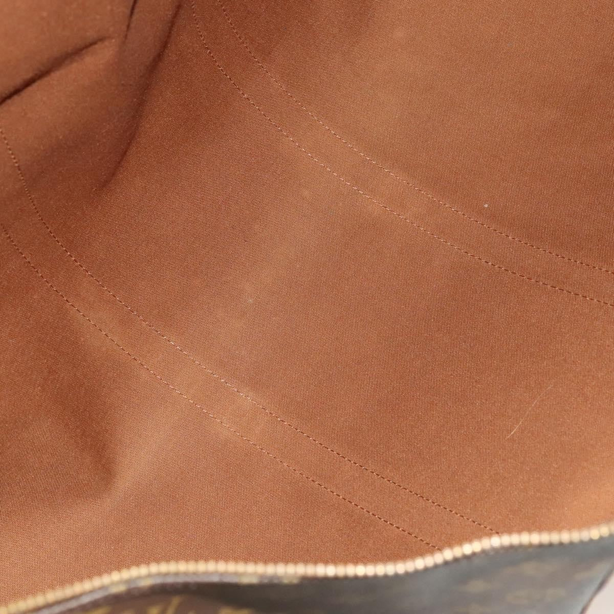 Louis Vuitton Keepall Bag Monogram Canvas, BROWN, CANVAS, Travel bag