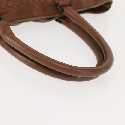 Bottega Veneta Intrecciato Tote Leather, BROWN, LEATHER, Tote bag