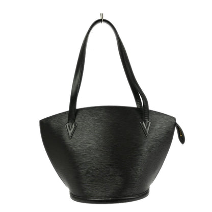Louis Vuitton Saint Jacques Handbag Epi Leather, BLACK, LEATHER, Shoulder bag