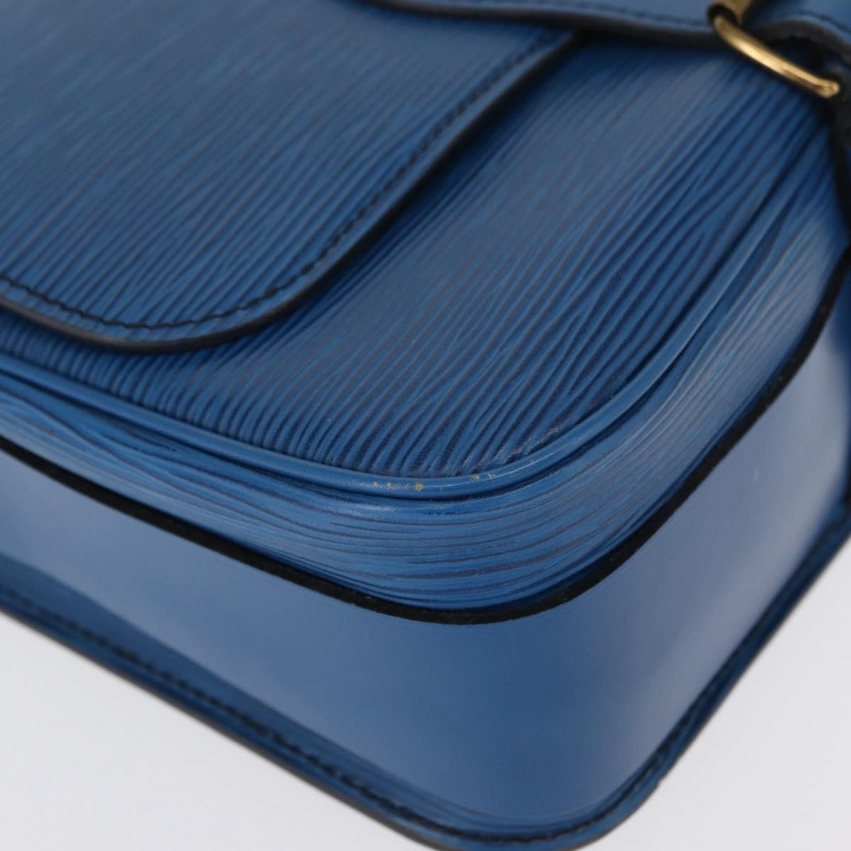 Louis Vuitton Cartouchiere Handbag Epi Leather, BLUE, LEATHER, Shoulder bag