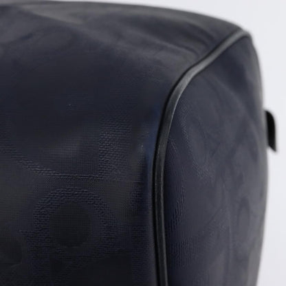 Christian Dior Lady Dior Boston Bag Canvas, NAVY, CANVAS, Travel bag