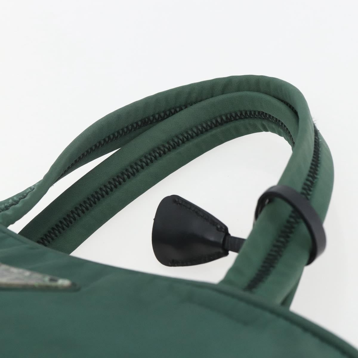Prada Vintage Handbag Tessuto, GREEN, NYLON, Handbag