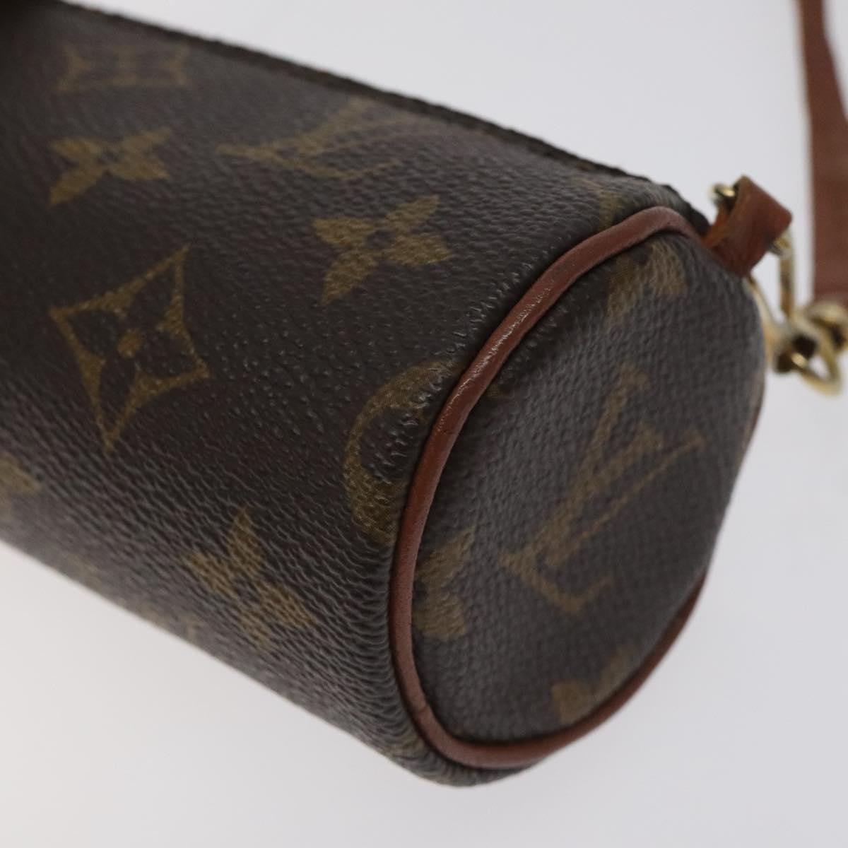 Louis Vuitton Papillon Pochette Monogram Canvas, BROWN, CANVAS, Handbag