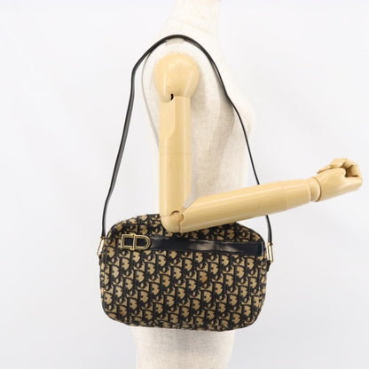 Christian Dior Vintage CD trotter Shoulder bag Canvas, NAVY, CANVAS, Shoulder bag