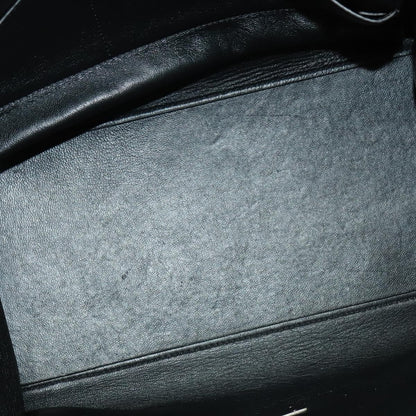 Celine Trapeze Bag Leather with Suede, BLACK, LEATHER, Handbag