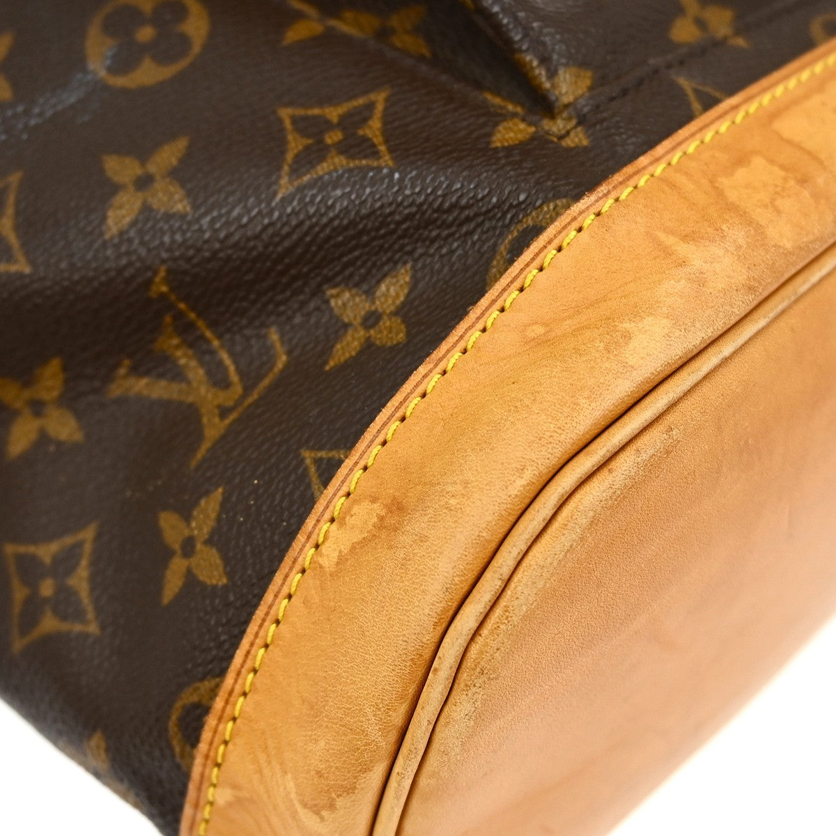 Louis Vuitton Vintage Montsouris Backpack Monogram Canvas, Brown, Canvas, Backpack