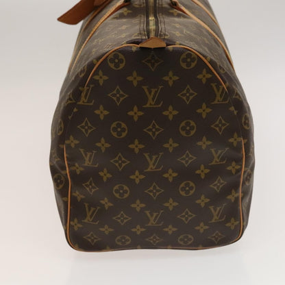 Louis Vuitton Keepall Bag Monogram Canvas, BROWN, CANVAS, Travel bag