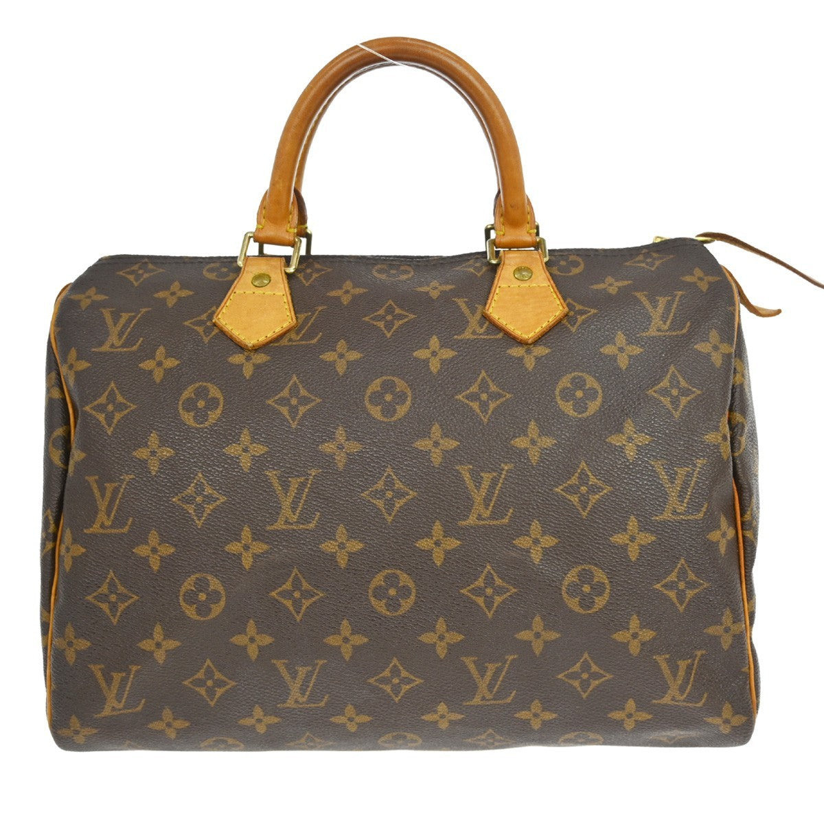 Louis Vuitton Speedy Handbag Monogram Canvas, Brown, Canvas, Handbag