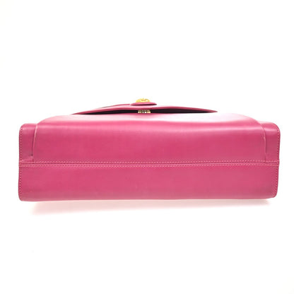 Salvatore Ferragamo Vintage Shoulder Bag Leather, PINK, LEATHER, Shoulder bag
