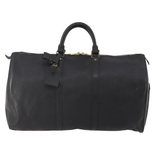 Louis Vuitton Keepall Bag Epi Leather, Black, Leather, Travel Bag