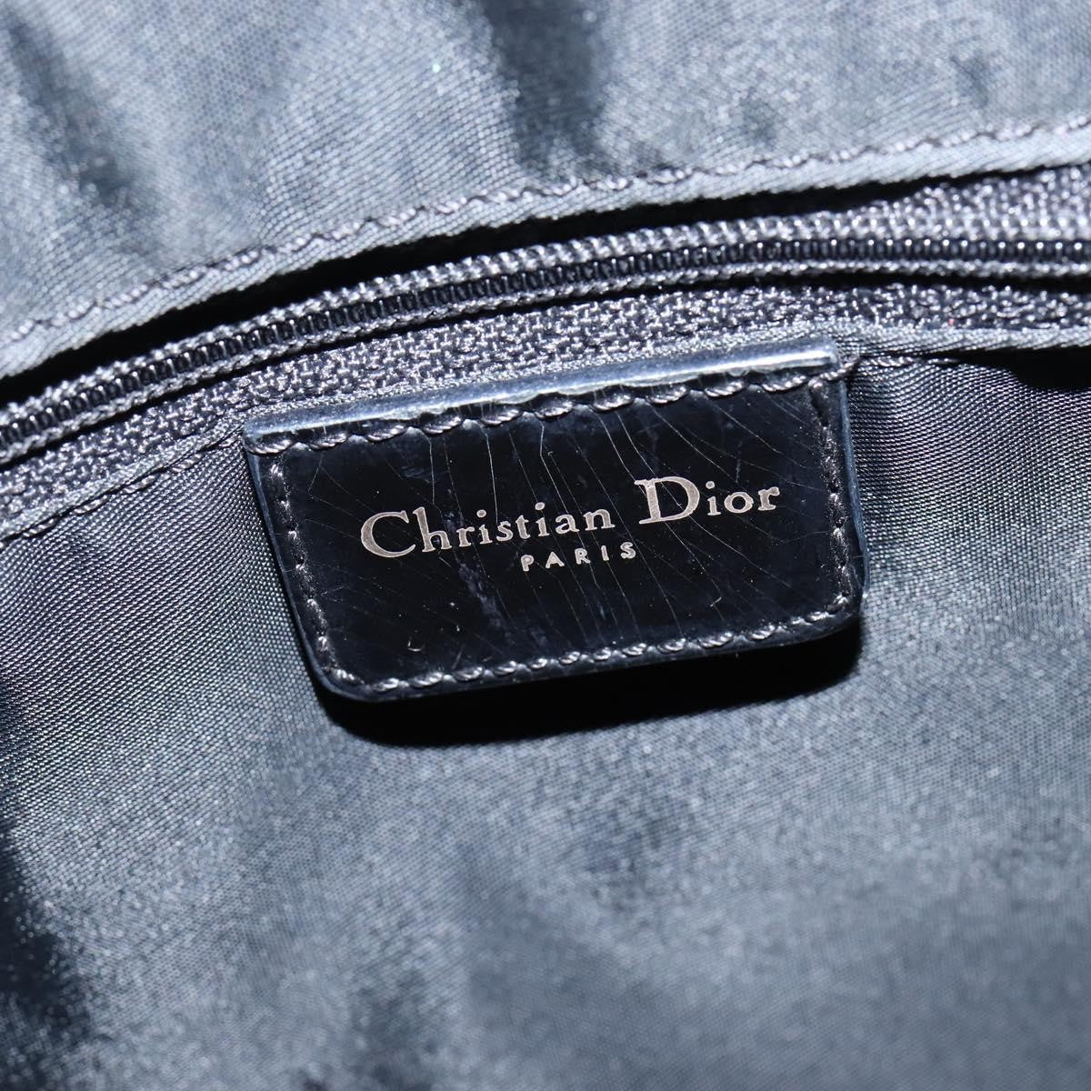 Christian Dior Vintage Trotter Boston Bag Diorissimo Canvas, BLACK, CANVAS, Handbag