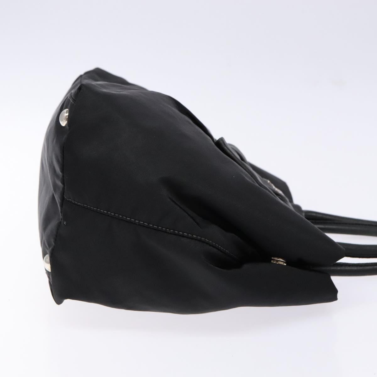 Prada Bow Tote Tessuto, SILVER, NYLON, Handbag
