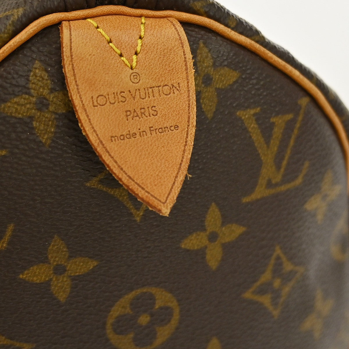 Louis Vuitton Speedy Handbag Monogram Canvas, BROWN, CANVAS, Handbag