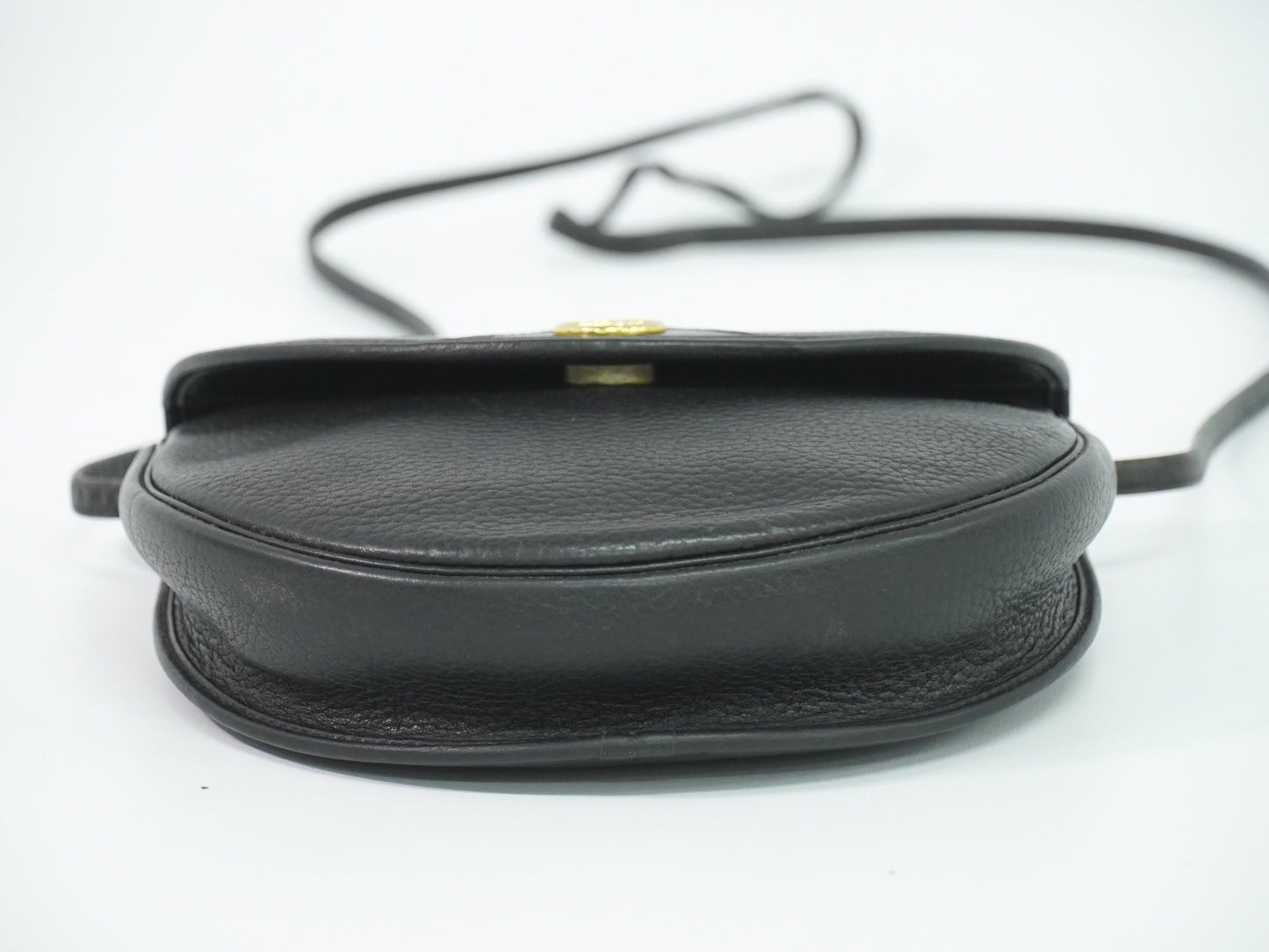 Christian Dior Vintage Shoulder Bag Leather, Black, Leather, Shoulder Bag