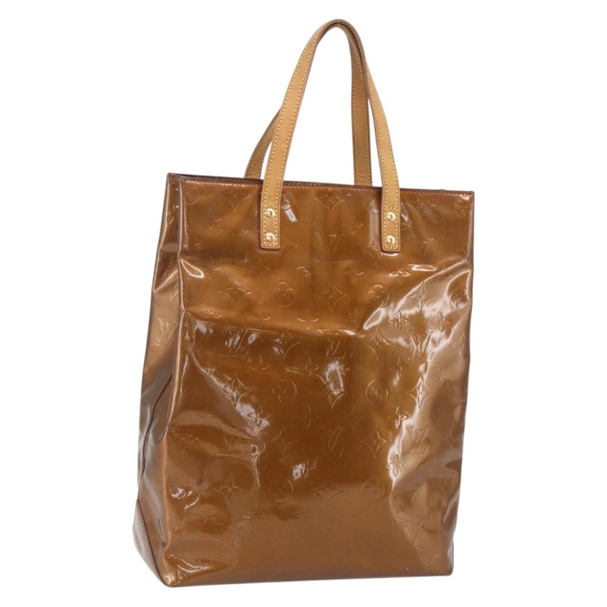 Louis Vuitton Reade Handbag Monogram Vernis, BROWN, PATENT_LEATHER, Handbag