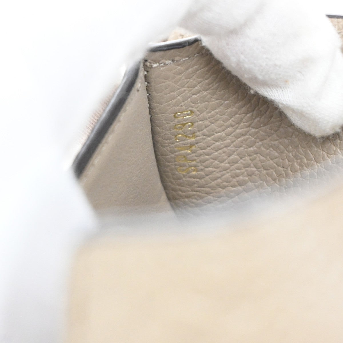 Louis Vuitton Zoe Wallet Monogram Empreinte Leather, BEIGE, LEATHER, Wallets