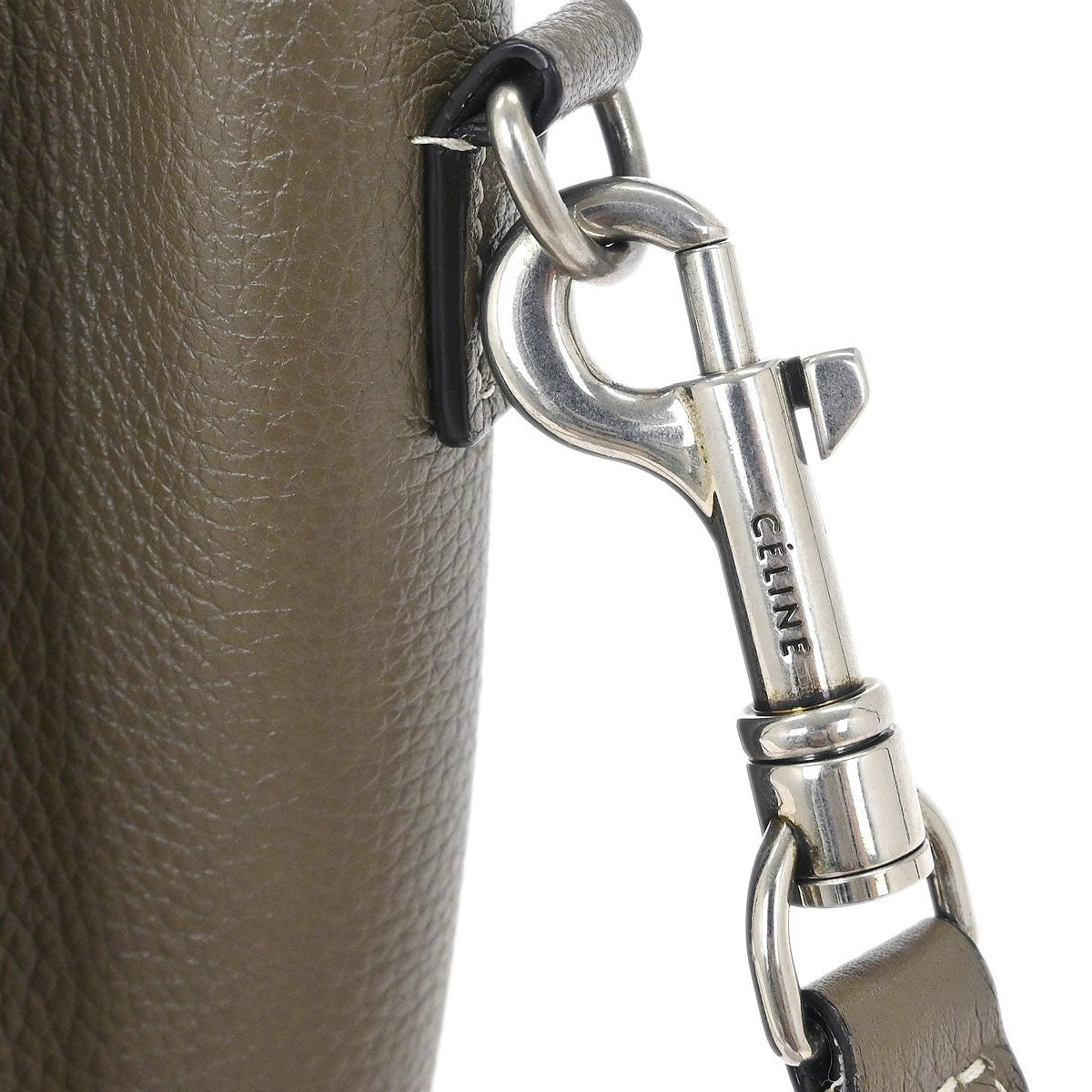 Celine Luggage Bag Grainy Leather, BROWN, LEATHER, Handbag