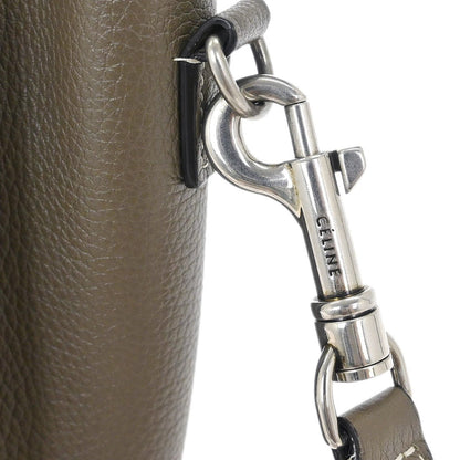 Celine Luggage Bag Grainy Leather, BROWN, LEATHER, Handbag