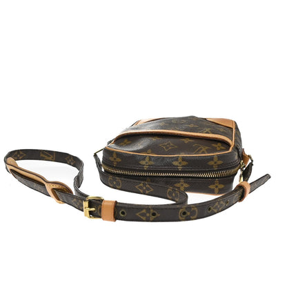 Louis Vuitton Danube Handbag Monogram Canvas, Brown, Canvas, Shoulder Bag