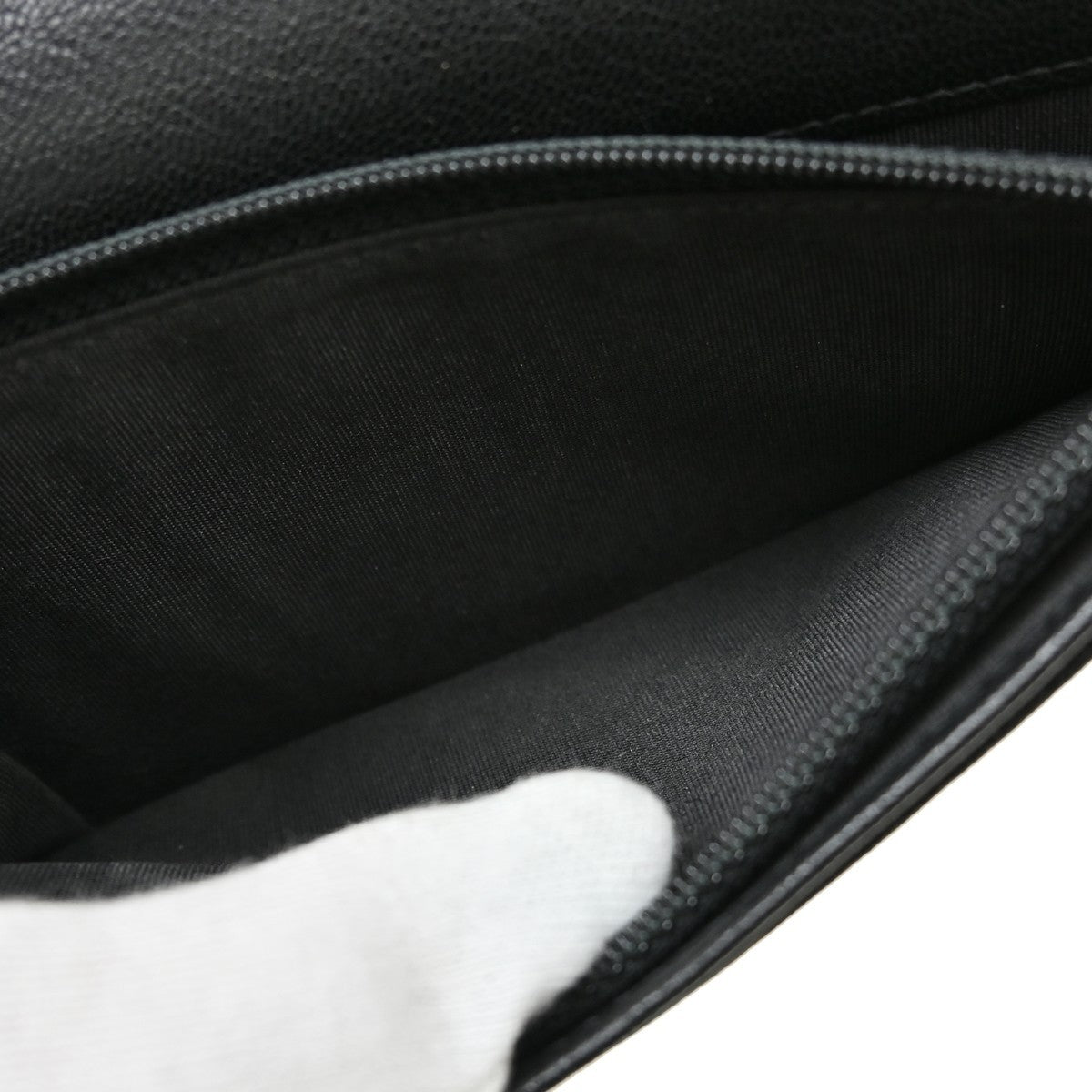 Chanel Timeless CC French Wallet Caviar, Black, Calfskin, Wallet