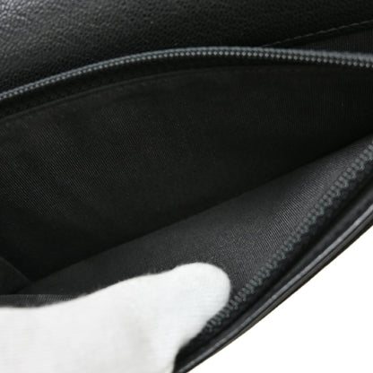 Chanel Timeless CC French Wallet Caviar, Black, Calfskin, Wallet