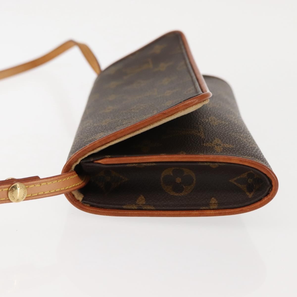 Louis Vuitton Twin Handbag Monogram Canvas, BROWN, CANVAS, Clutche & pouche