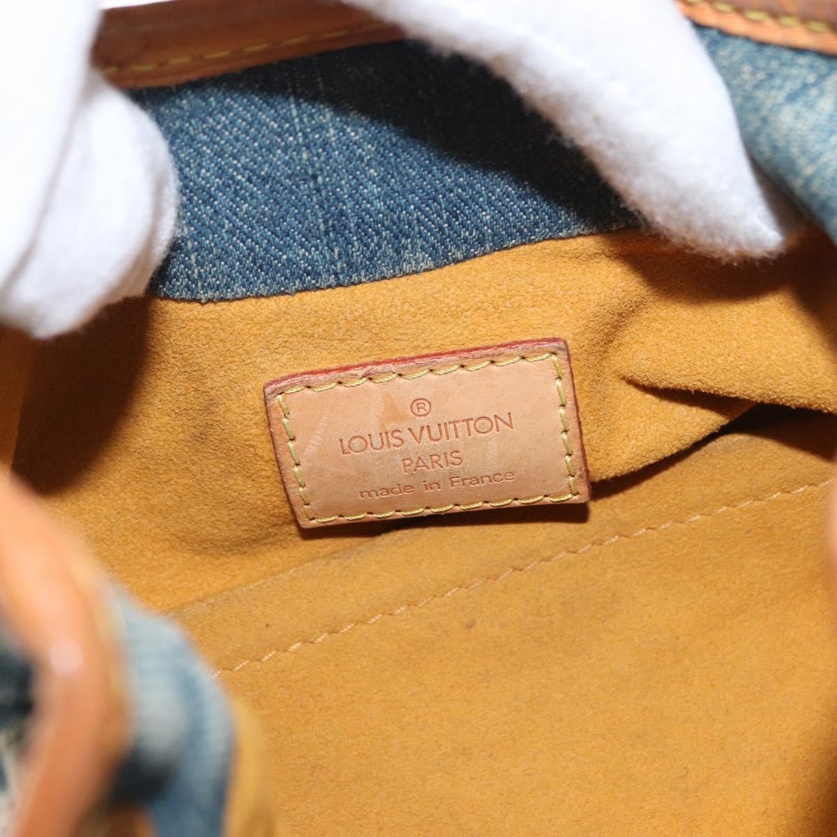 Louis Vuitton Pleaty Handbag Denim, BLUE, DENIM_JEANS, Handbag