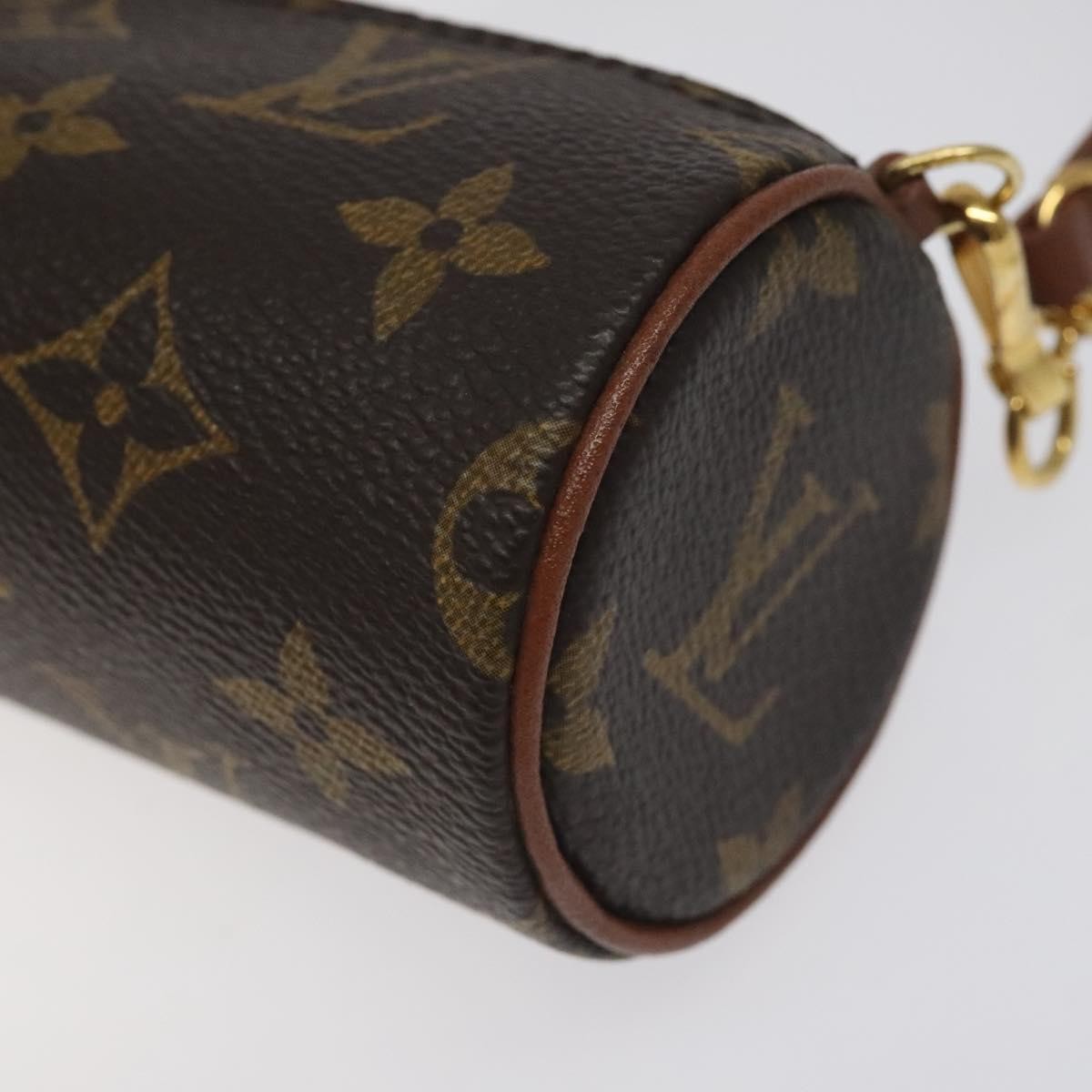Louis Vuitton Papillon Pochette Monogram Canvas, BROWN, CANVAS, Handbag