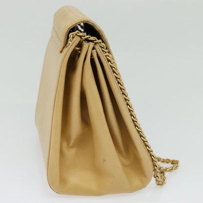 Chanel Chocolate Bar Accordion Reissue Flap Bag Quilted Lambskin, BEIGE, LEATHER, Shoulder bag