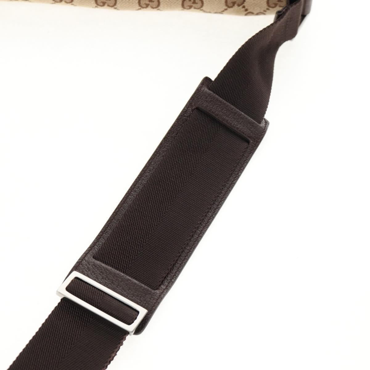 Gucci Flap Messenger GG Canvas, BEIGE, CANVAS, Shoulder bag