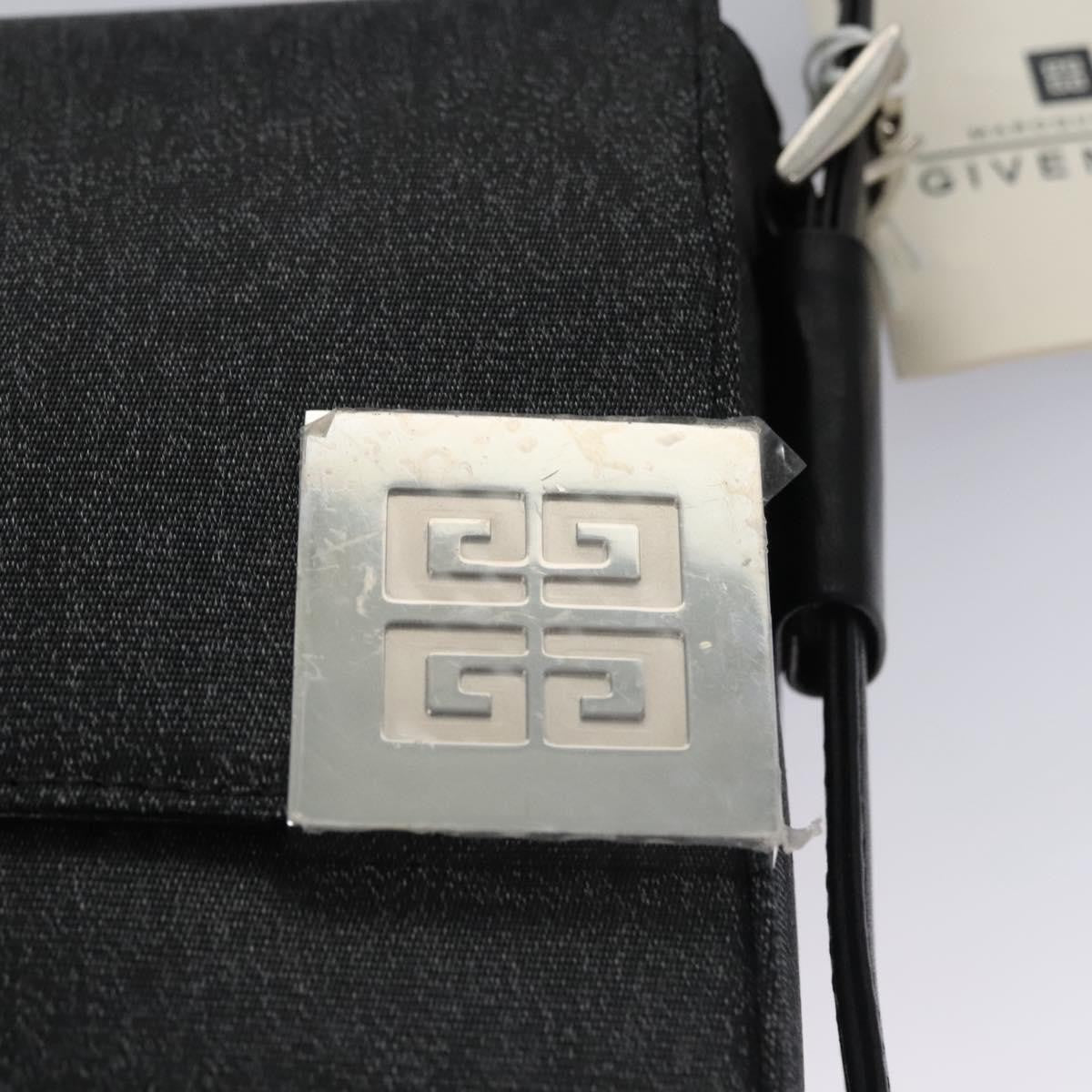 Givenchy Vintage 4G shoulder bag Canvas, BLACK, PVC, Shoulder bag