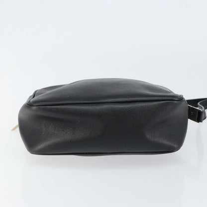 Salvatore Ferragamo Vintage Shoulder Bag Leather, BLACK, LEATHER, Shoulder bag