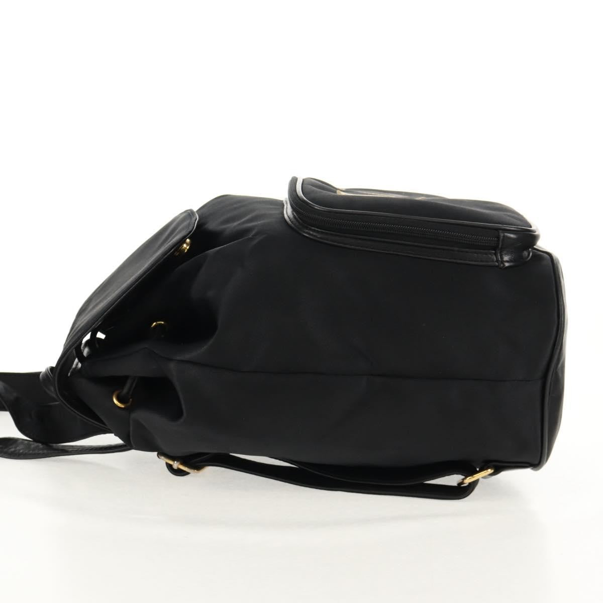 Valentino Garavani Backpack Nylon, Black, Nylon, Backpack