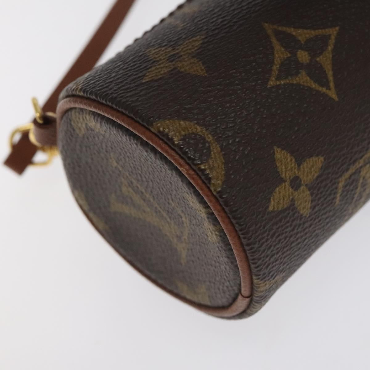 Louis Vuitton Papillon Pochette Monogram Canvas, BROWN, CANVAS, Handbag