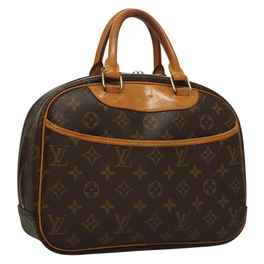 Louis Vuitton Trouville Handbag Monogram Canvas, BROWN, CANVAS, Handbag