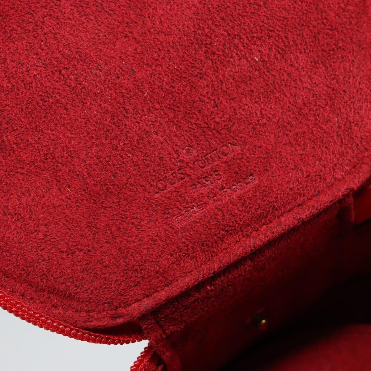 Louis Vuitton Ecrin Bijoux Pouch Epi Leather, RED, LEATHER, Jewelry set