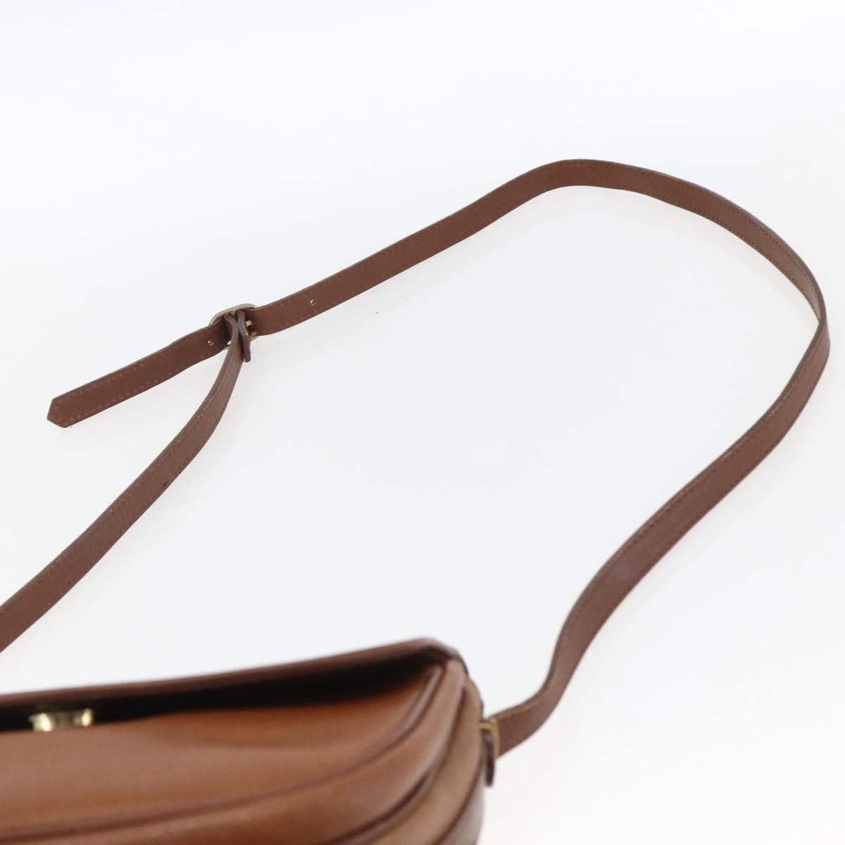 Burberry Vintage Shoulder Bag Leather, BROWN, LEATHER, Shoulder bag